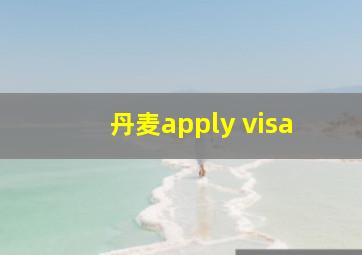 丹麦apply visa